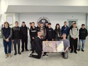 Uczniowie THM w Energetycznym Centrum Nauki i Banku Polskim